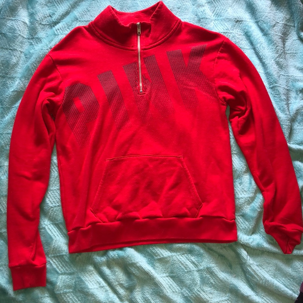 Victoria’s Secret pink quarter zip